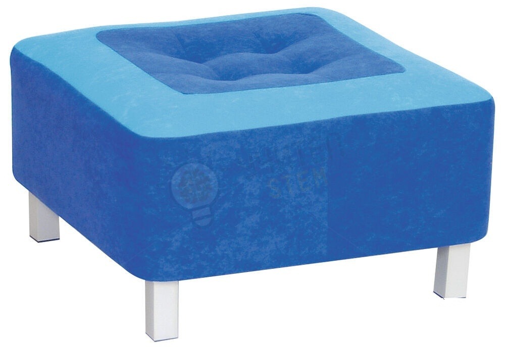 Taburet Premium albastru
