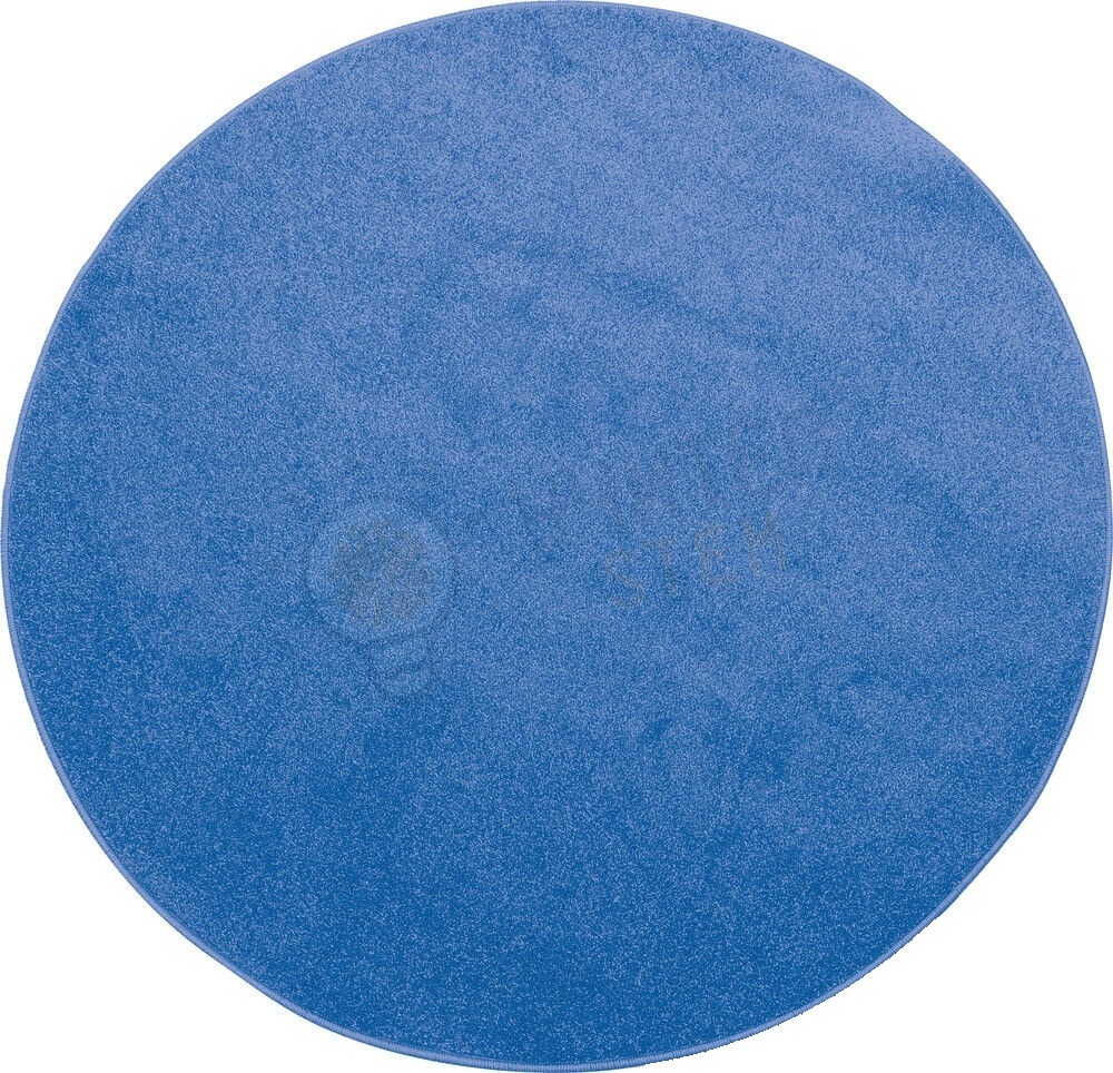 Covor rotund - diametru 100 cm - albastru
