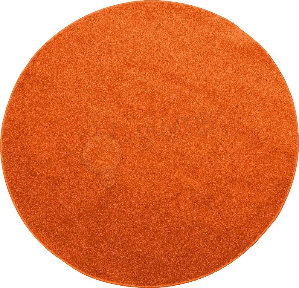 Covor rotund - diametru 70 cm - teracotă