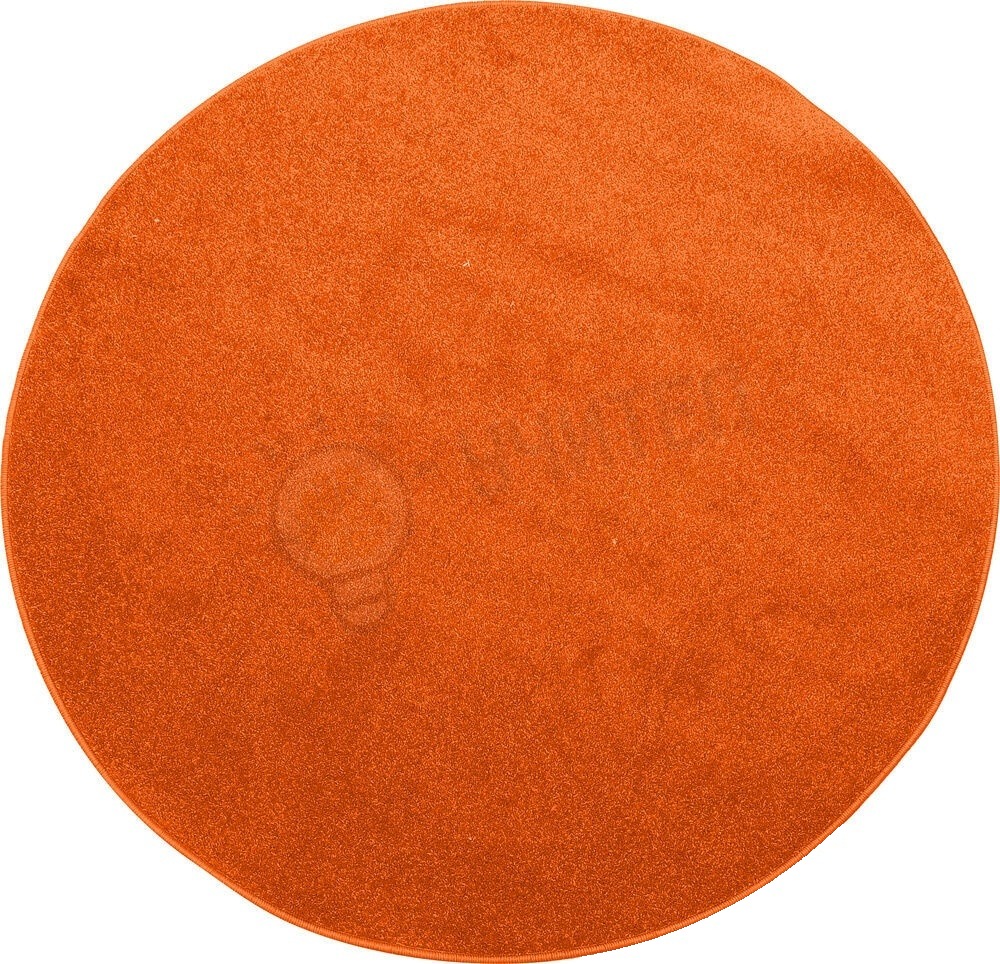 Covor rotund - diametru 60 cm - teracotă