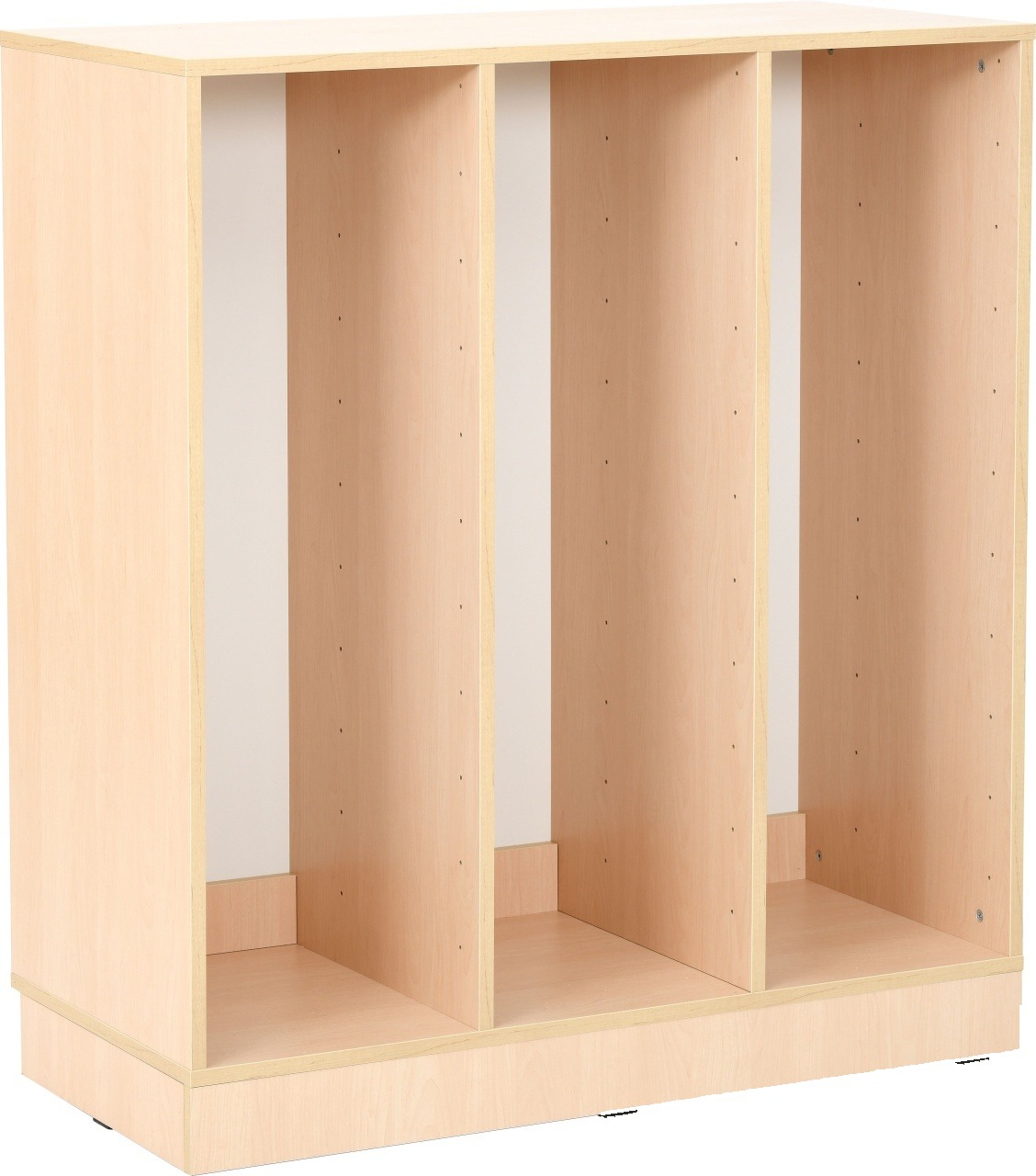 Raft Grande L pentru vase - 3 coloane - artar