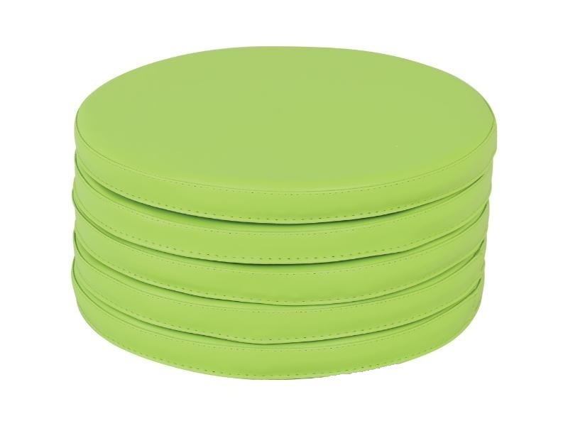 Perne rotunde 5 buc. - verde lime