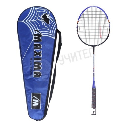 Rachetă de badminton, grafit (carbon) în husă