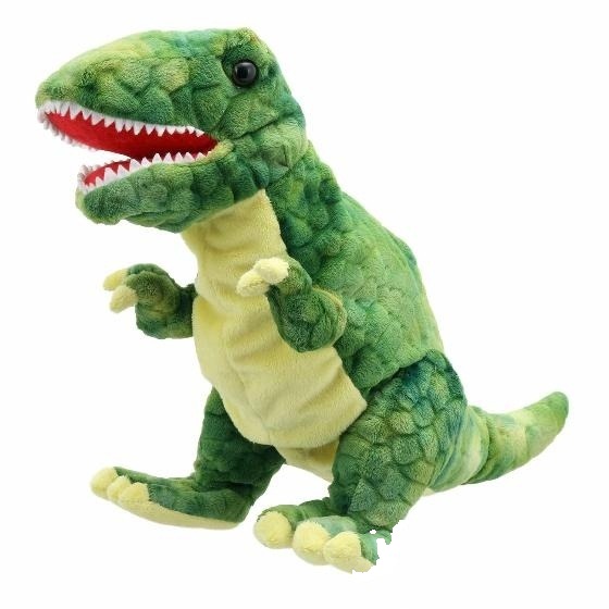 Papusa de teatru T-rex, seria Baby dinosaurs, 35 cm.
