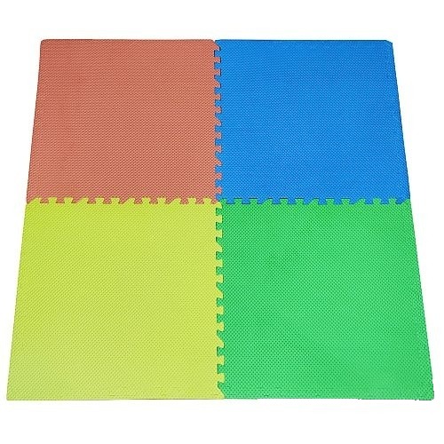 Covor de podea moale EVA 58,5×58,5×0,8 cm, set 4 bucăți