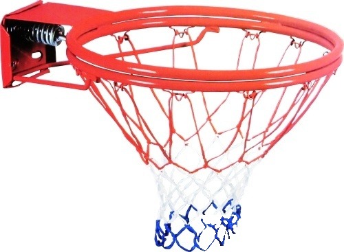 Coș de baschet, 45 cm, Inel flexibil dublu cu arc și plasă