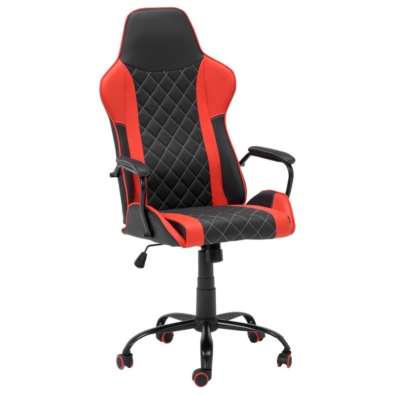 Scaun gaming Carmen 6310 - negru - roșu