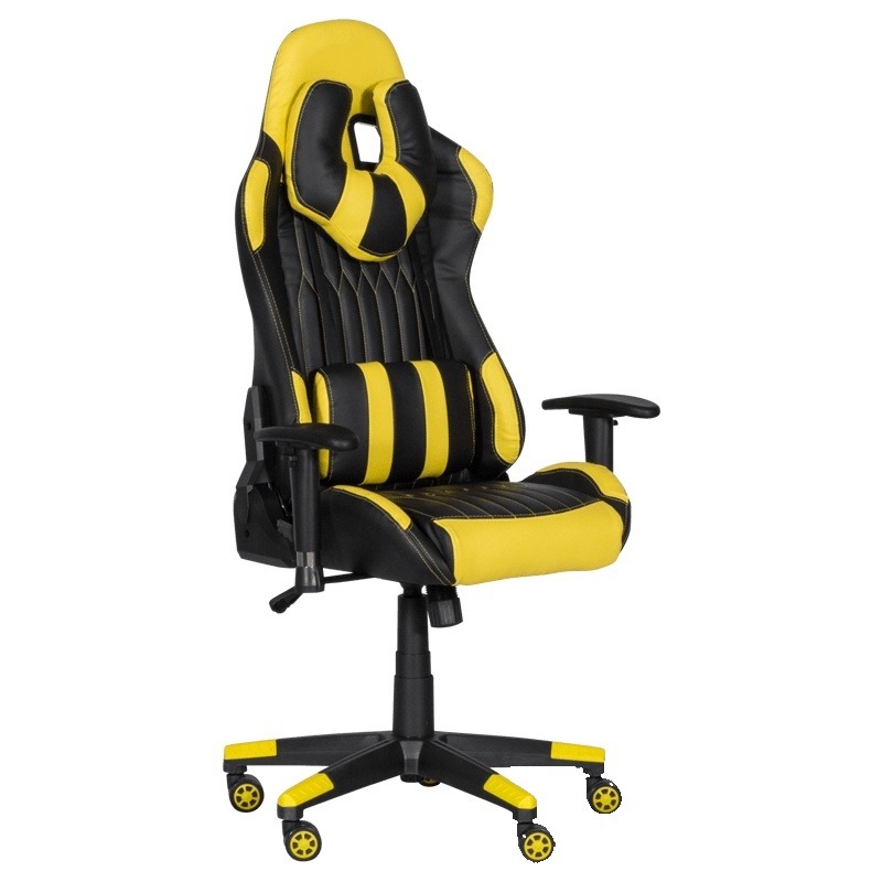 Scaun gaming Carmen 6193 - negru - galben