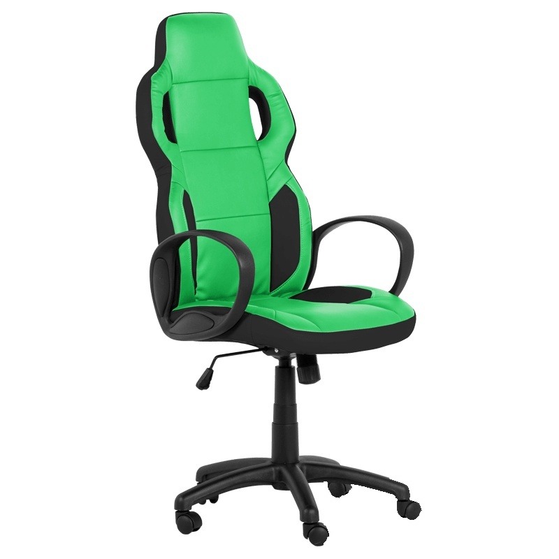 Scaun gaming Carmen 7510 - negru-verde