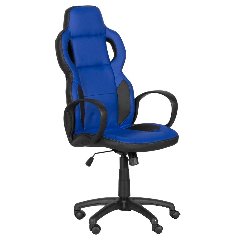 Scaun gaming Carmen 7510 - negru-albastru
