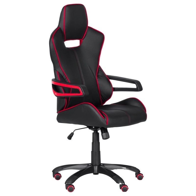 Scaun gaming Carmen 7513 - negru-roșu