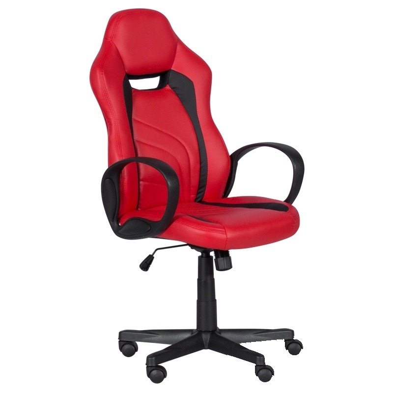Scaun gaming Carmen 7525 R - roșu - negru