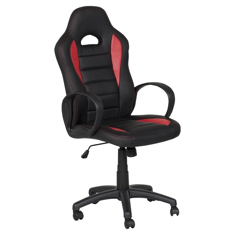 Scaun gaming Carmen 7501 - roșu-negru