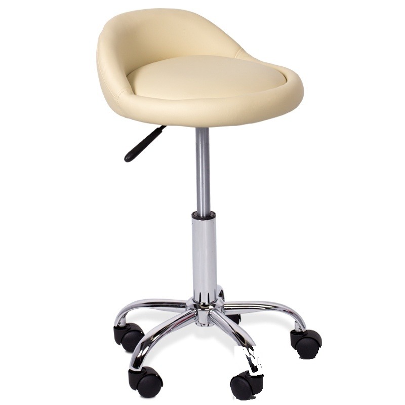 Taburet cu rotile Carmen 3067 - crem