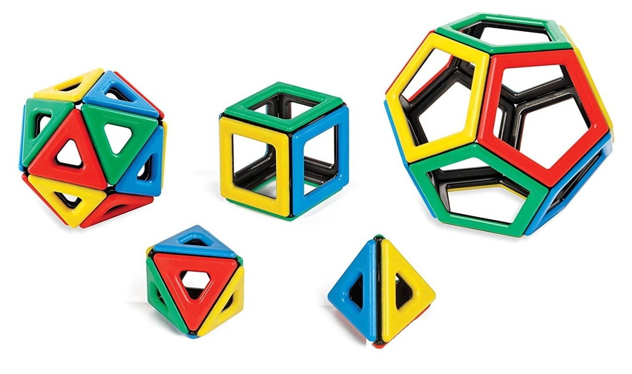 Constructor Magnetic Polydron Solide platonice