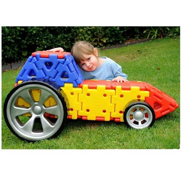 Polydron Set gigantic pentru construcția vehiculelor