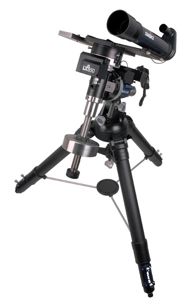 Montură ecuatorială germană LX850 cu StarLock și trepied