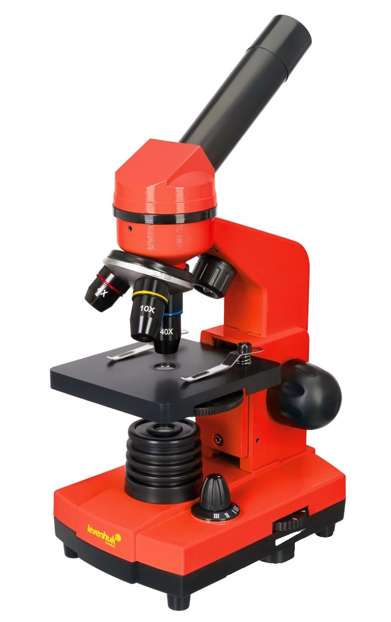 Microscop Rainbow 2L 40–400x (Portocaliu)