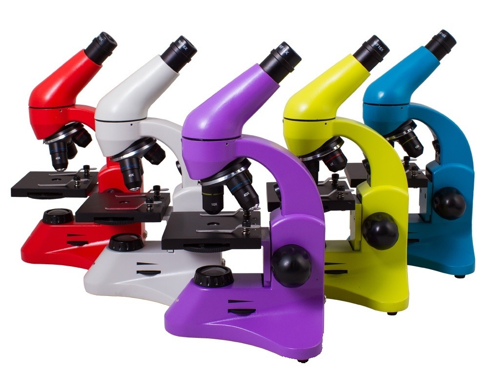 Microscop Rainbow 50L PLUS 64–1280x (Portocaliu)