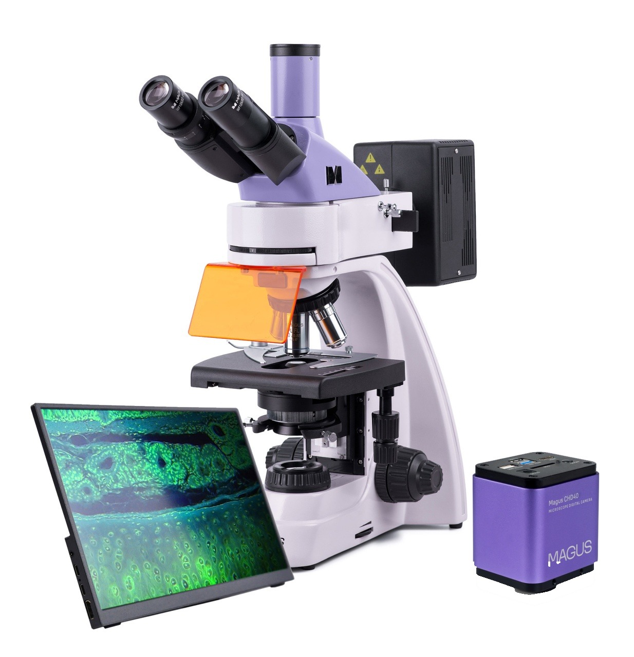 Microscop digital fluorescent Lum D400 LCD