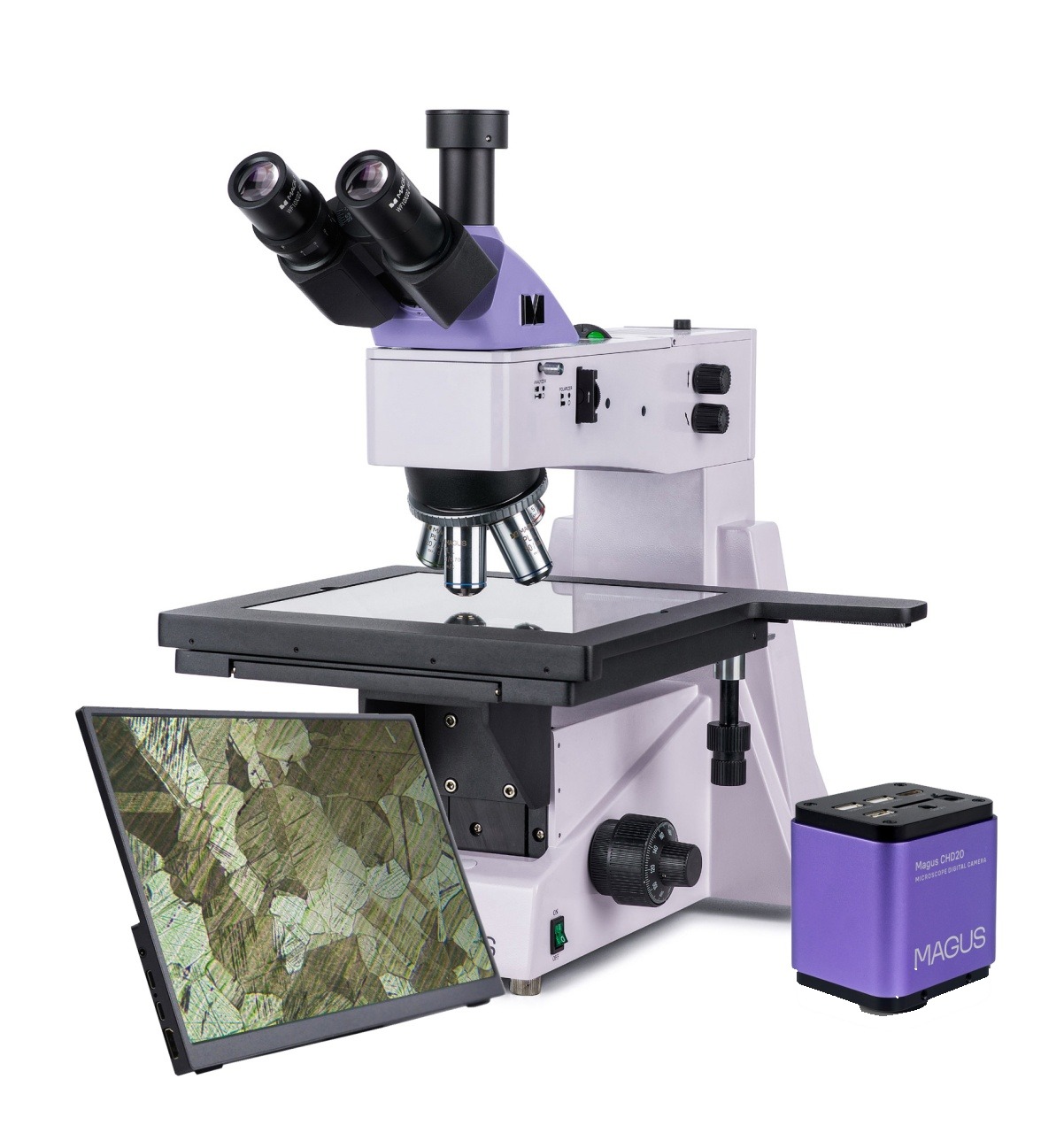 Microscop digital metalurgic Metal D650 LCD cu monitor