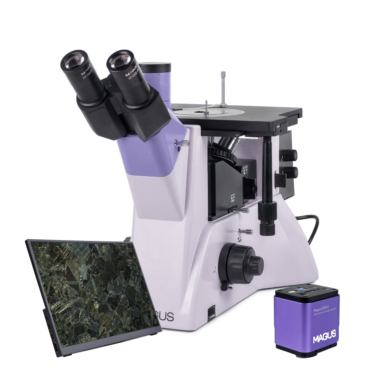 Microscop digital inversat metalurgic Metal VD700 BD LCD
