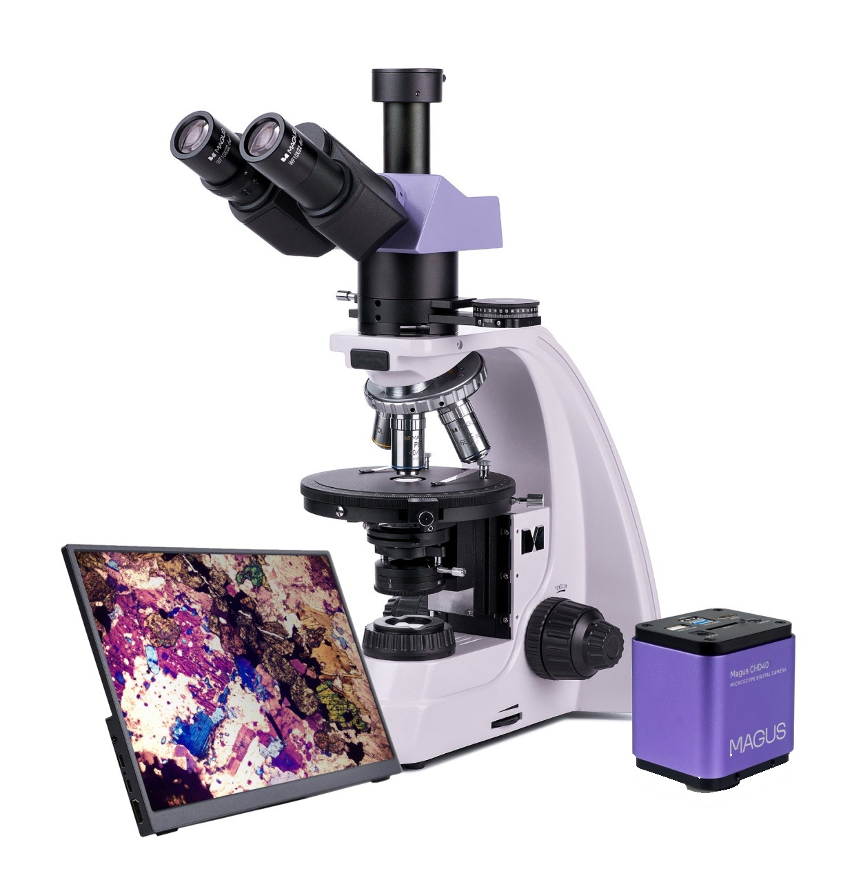 Microscop digital polarizant Pol D800 LCD