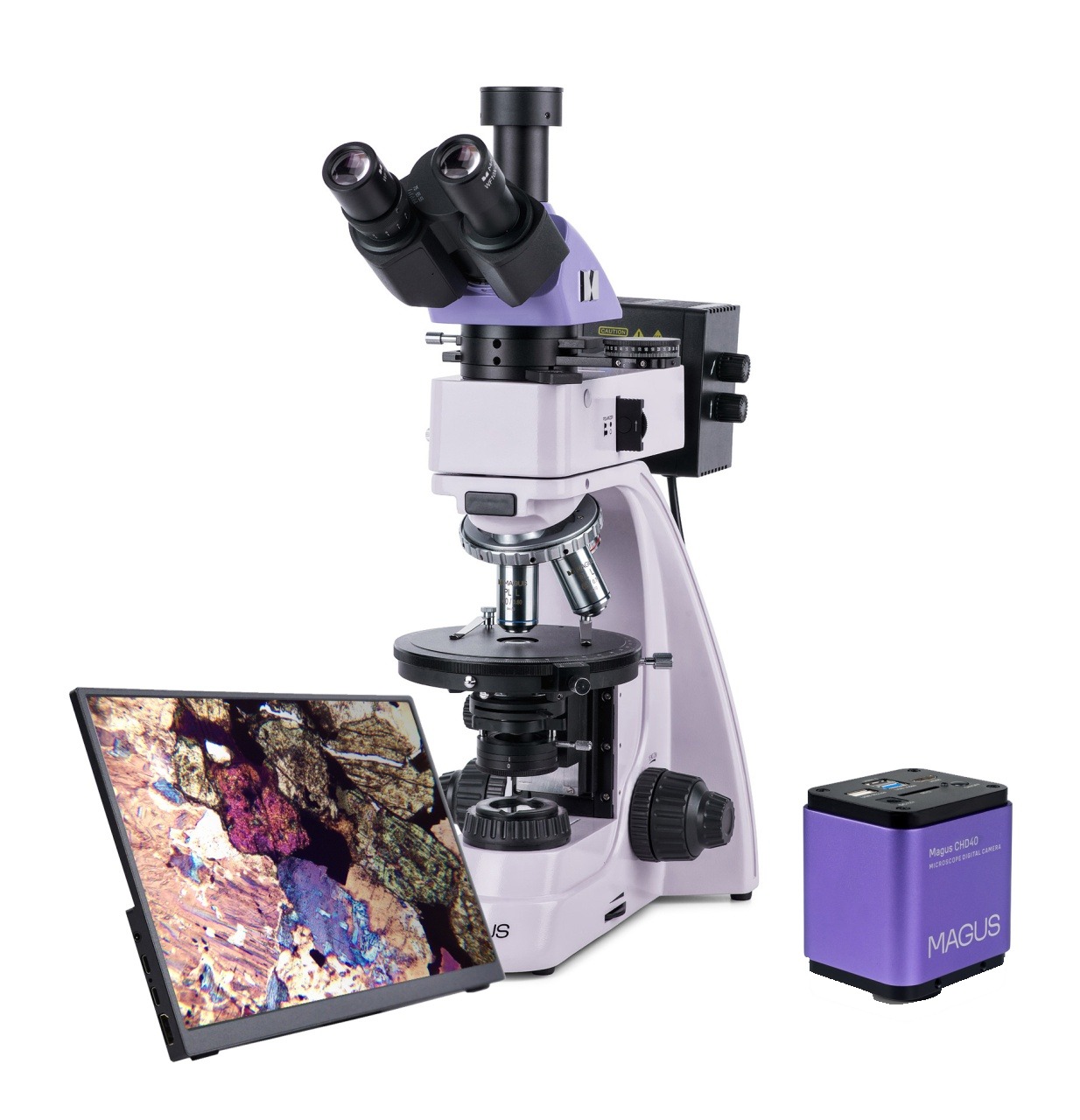 Microscop digital polarizat Pol D850 LCD