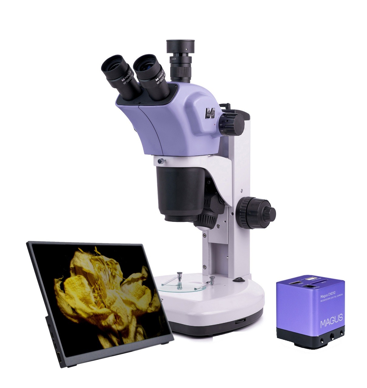 Stereomicroscop digital Stereo D9T LCD cu monitor 13,3"