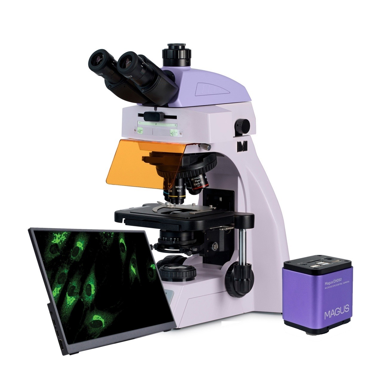 Microscop digital fluorescent Lum D450L LCD