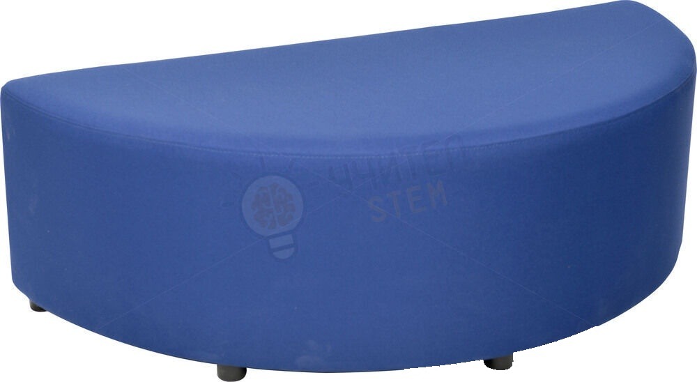 Scaun Bloco semicerc XL albastru marin