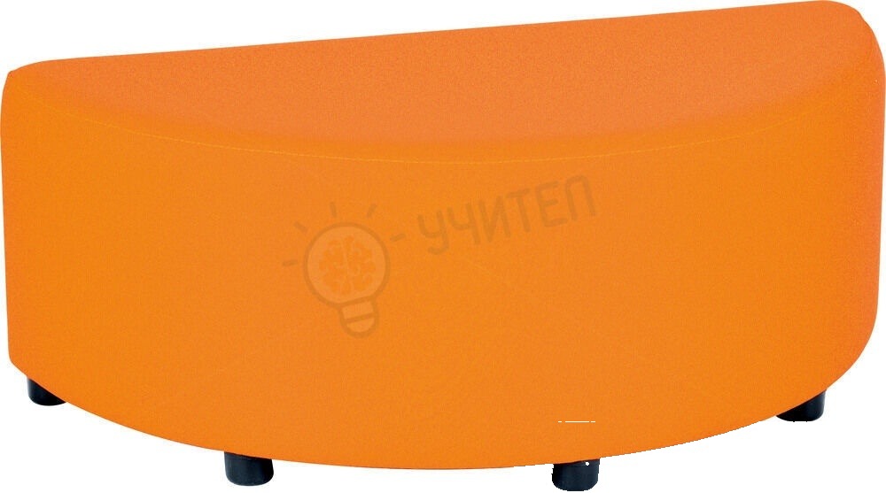 Scaun Bloco Mini semicerc portocaliu