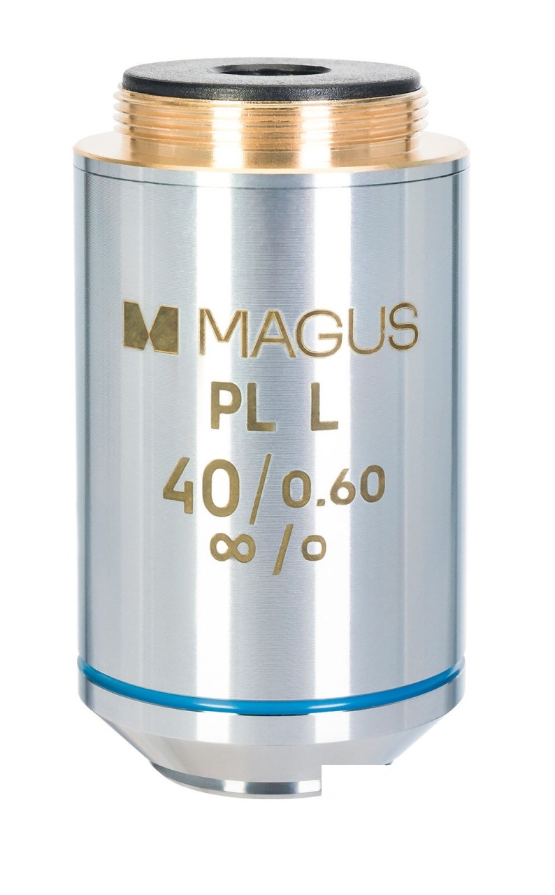 Obiectiv 40PLL 40x/0,60 Plan L WD 3,98 mm pentru microscop metalurgic