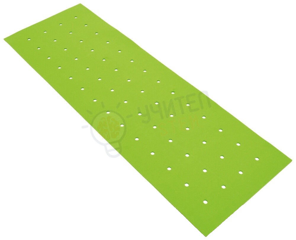 Paravan rectangular fonoabsorbant cu orificii - verde