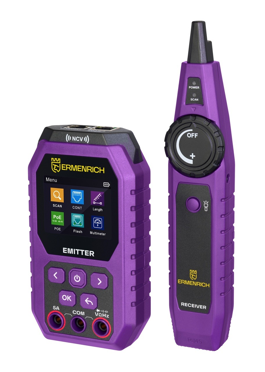 Tester de cabluri Ping SM75 cu multimetru