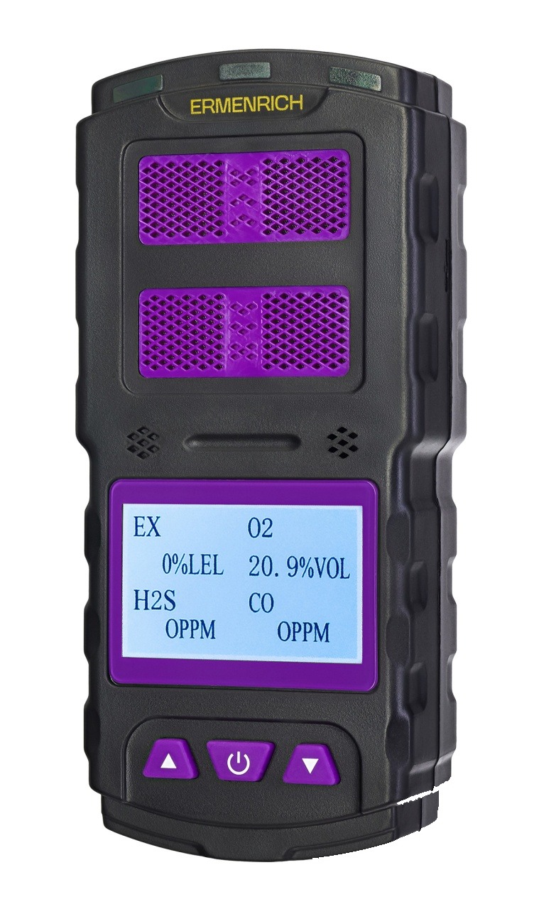 Detector de gaze NG60 — detector pentru gaze inflamabile, H₂S, CO și O₂