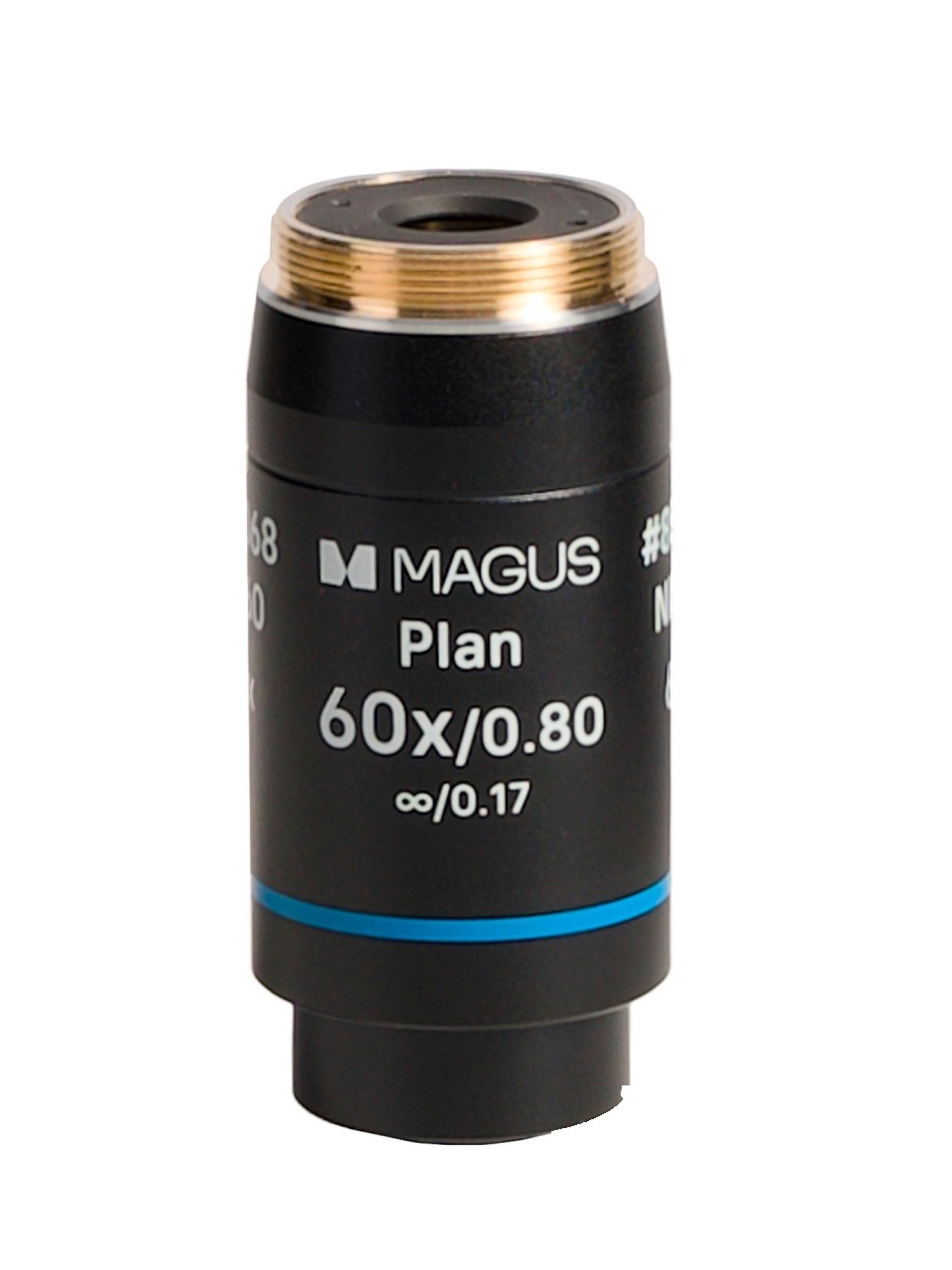 Obiectiv 60PL60 Plan 60x/0,80 ∞/0,17 H 60 mm – planacromatic
