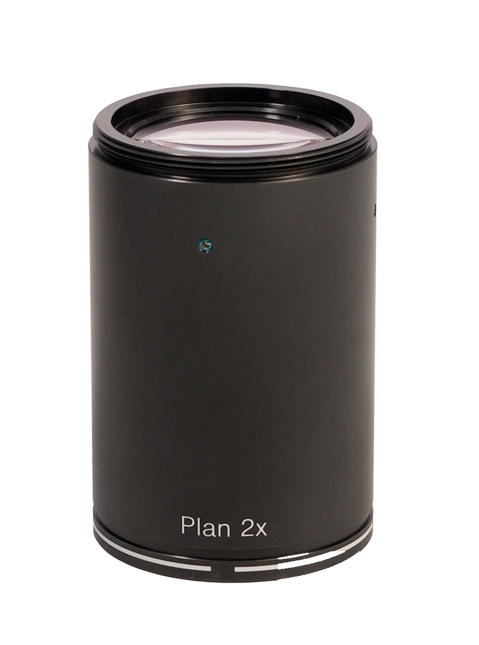 Obiectiv plan-apocromatic principal 2APO 2x pentru microscopul stereo