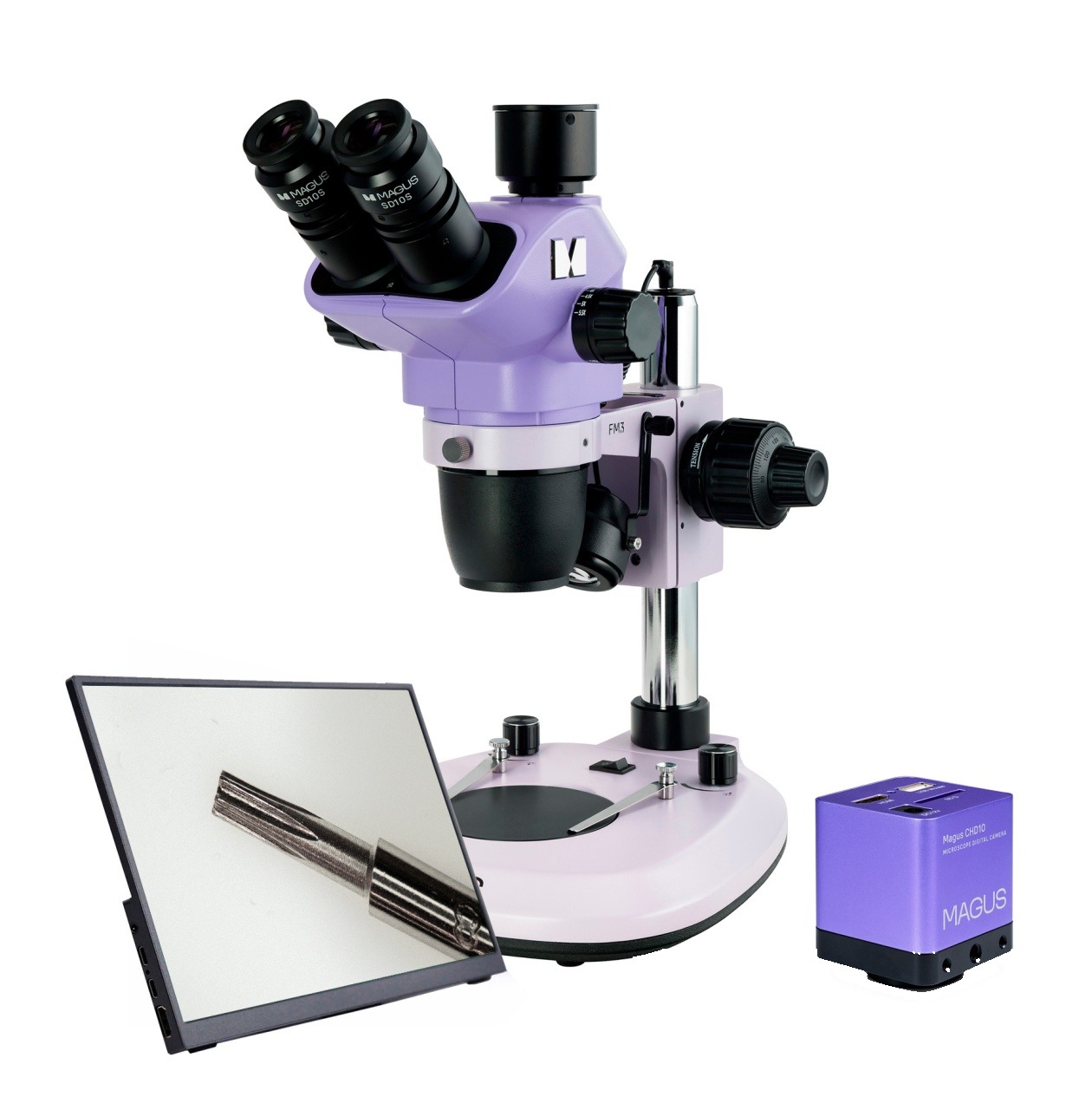 Stereomicroscop digital Stereo D8T LCD BASE