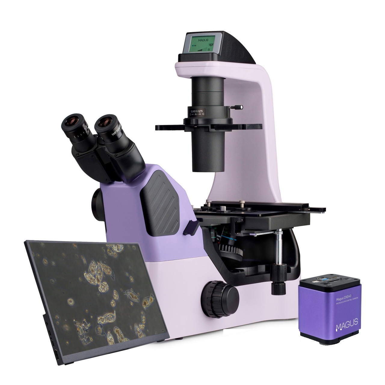 Microscop digital biologic inversat Bio VD360 LCD