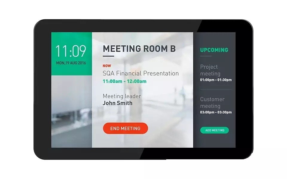 Philips 10BDL4551T/00 - Display interactiv 10" multi-touch (5 puncte) XGA Android 8 cu tehnologie P-cap, cameră și difuzoare încorporate, memorie internă, POE, programator și interfață interactivă.