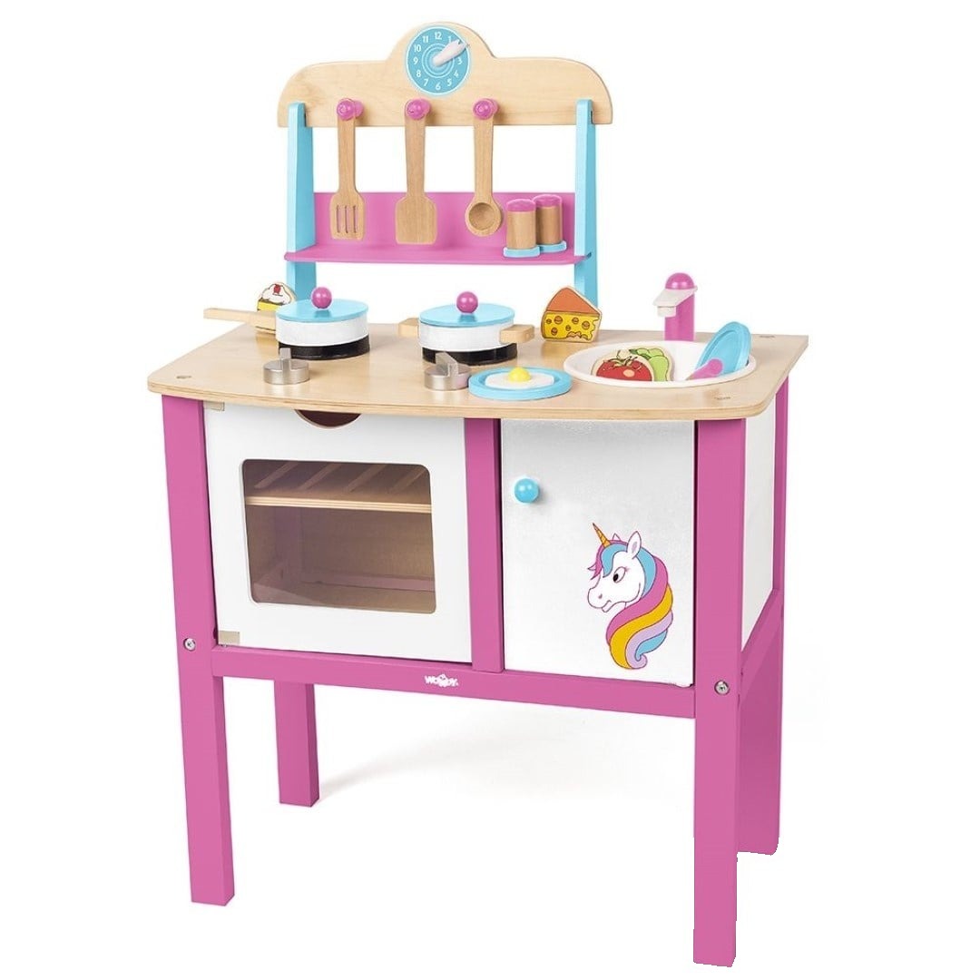 Bucatarie din lemn cu accesorii, Unicorn