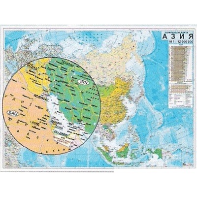 Asia – hartă politică