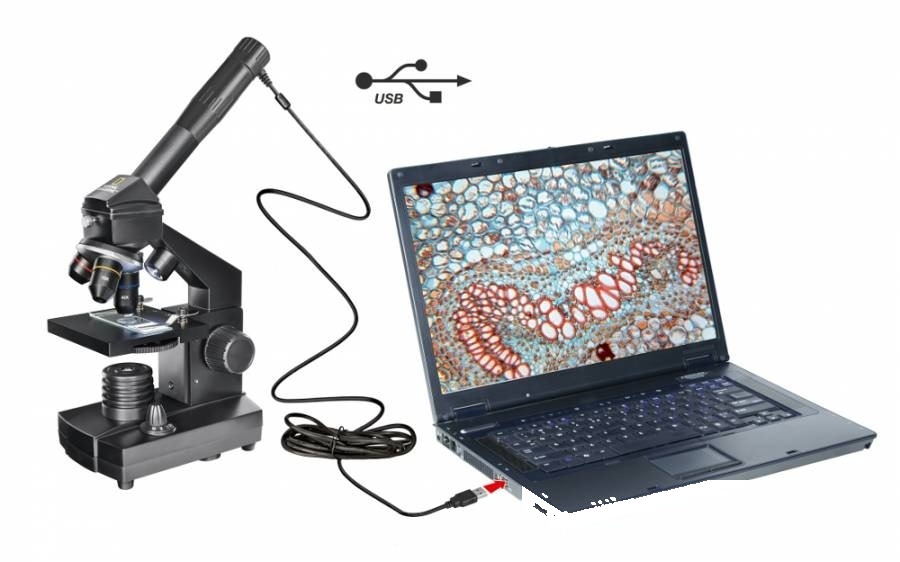 Microscop National Geographic 40x-1024x cu USB si carcasa