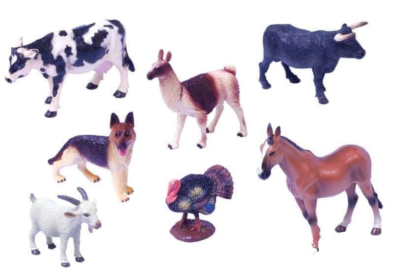 Figurine de joc Animale de la fermă 7 tipuri