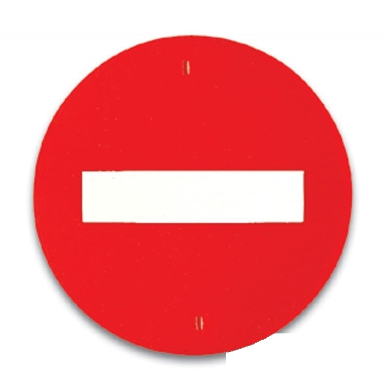 Indicator rutier - Intrarea interzisă