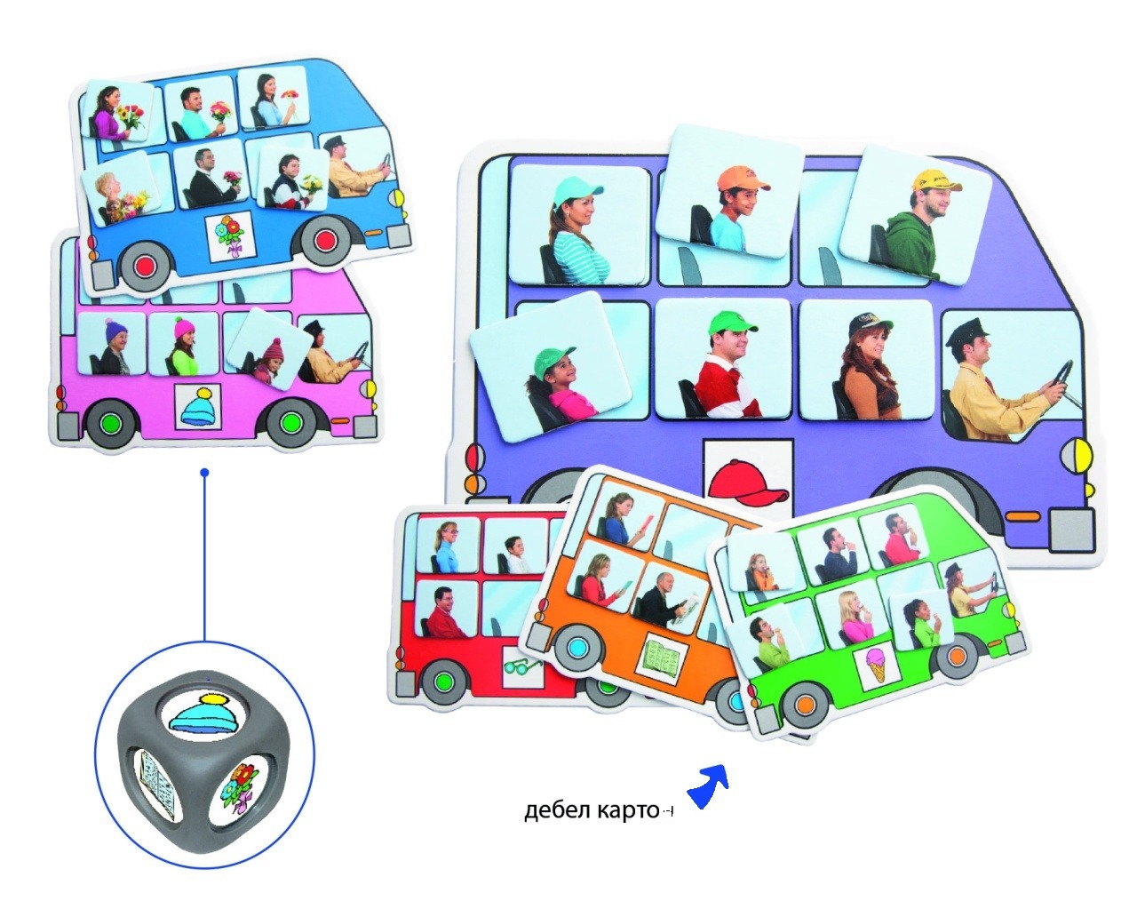 Autobuzul: Găsește și completează