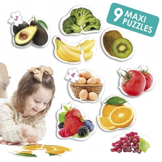 Maxi puzzle-uri cu alimente sănătoase
