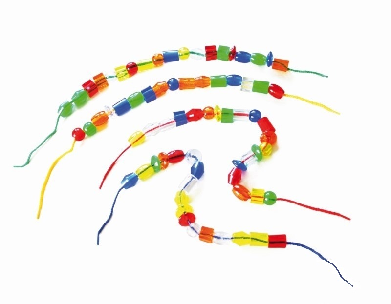 CrystalBeads – mărgele acrilice transparente pentru înșirat (360 buc.)