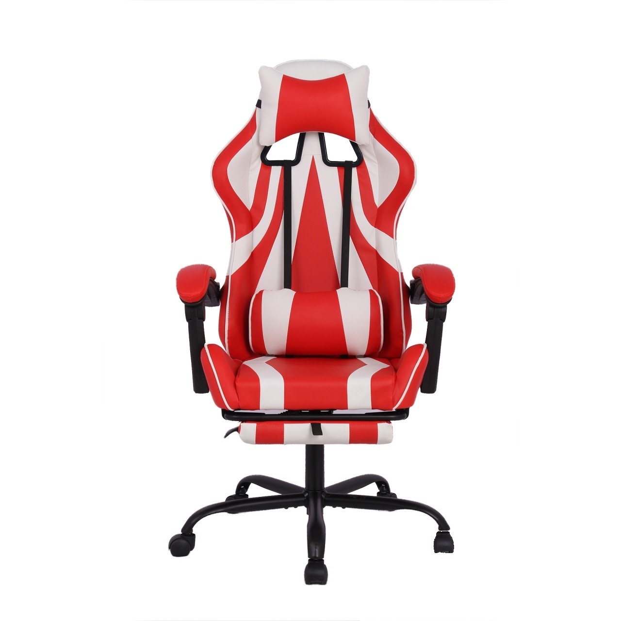 Max Game RFG Scaun gaming, piele ecologică, roșu și alb